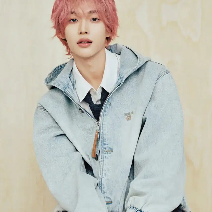 [BUNJANG] SAETTER Denim Blouson Jacket (RIIZE Wonbin Wear) Sealed + POB / 세터 데님블루종 (라이즈 원빈 착용) 미개봉 미시착 + 특전