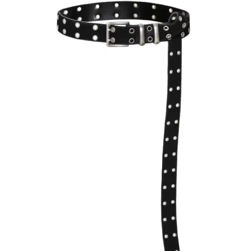 [BUNJANG] MJD x Kamien Double Hole Belt Black / [OS] MJD 카미엔 더블 홀 벨트 블랙 새상품