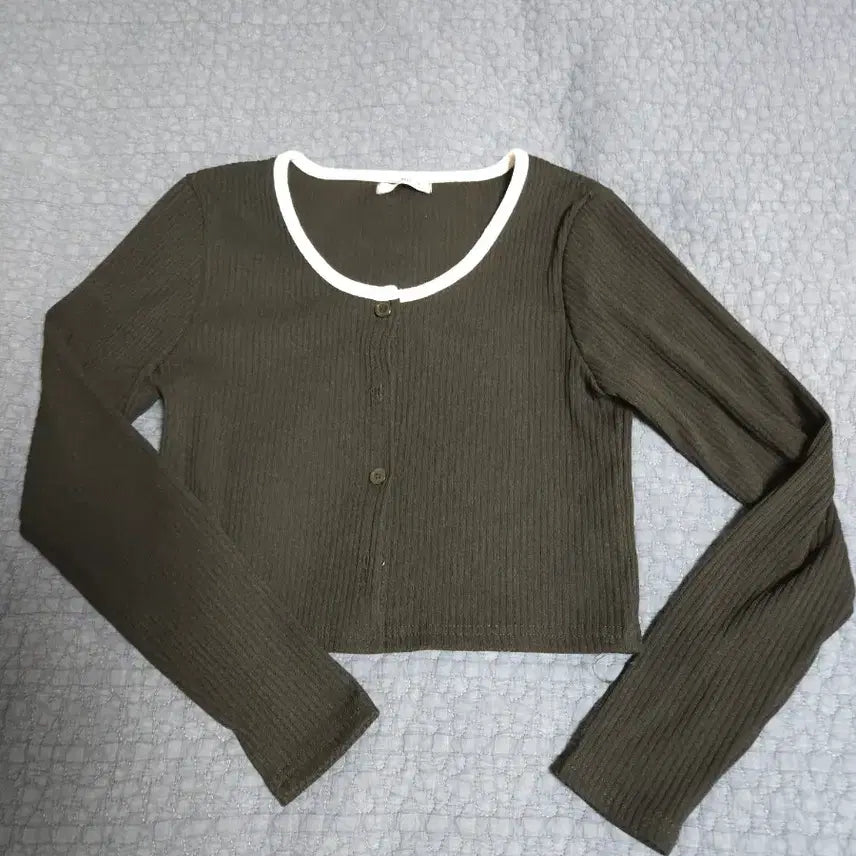 [BUNJANG] Ribbed Knit Tank Top + Cardigan Set / 골지 끈나시 + 가디건 세트