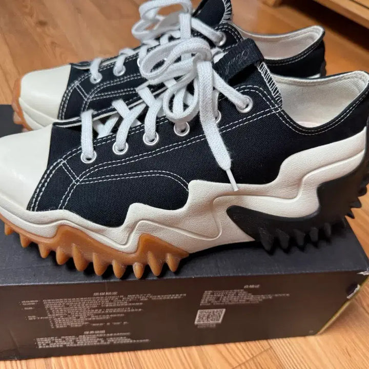 [BUNJANG] Converse Run Star Motion Low Foundational Black / (새상품)컨버스 런스타 모션 로우 파운데이셔널 블랙