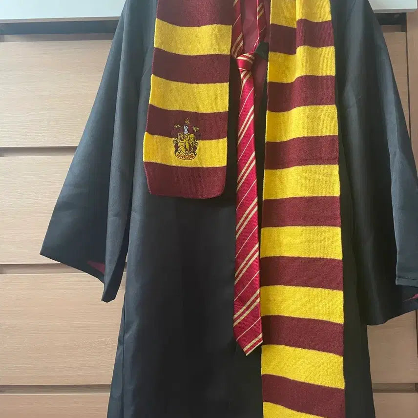 [BUNJANG] Harry Potter Gryffindor Cloak, Scarf, and Tie Set / 해리포터 그리핀도르 망토 + 목도리 + 넥타이 세트