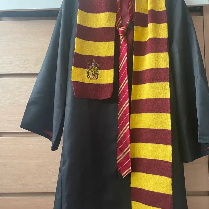 [BUNJANG] Harry Potter Gryffindor Cloak, Scarf, and Tie Set / 해리포터 그리핀도르 망토 + 목도리 + 넥타이 세트