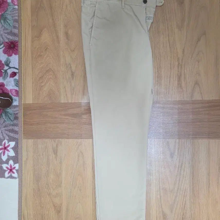 [BUNJANG] Hazzys Slim Fit Beige Cotton Pants 33 / 헤지스 슬림핏 베이지 면바지 84