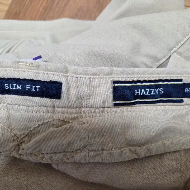 [BUNJANG] Hazzys Slim Fit Beige Cotton Pants 33 / 헤지스 슬림핏 베이지 면바지 84