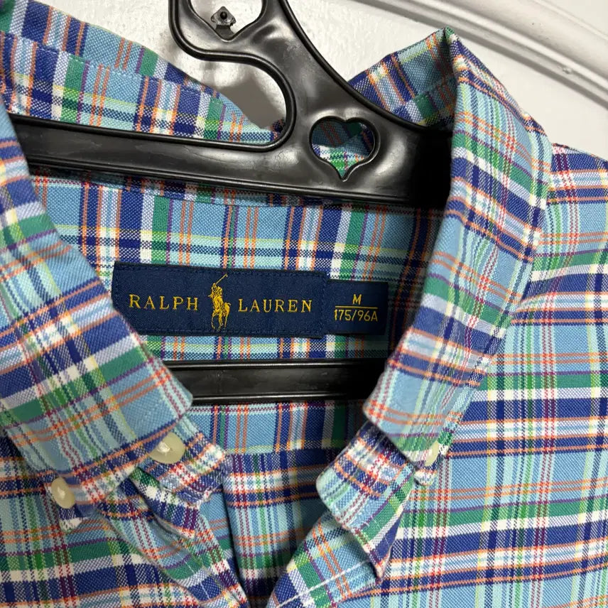 [BUNJANG] Polo Madras Shirt / [M] 폴로 마드라스 셔츠