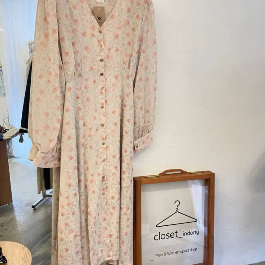 [BUNJANG] I Miss You Chiffon Crinkle Long Dress / 아이미스유 쉬폰 요루 원피스