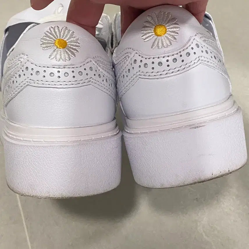 [BUNJANG] Nike PEACEMINUSONE Kwondo 1 White Leather Sneakers / [270] 나이키 피마원 권도