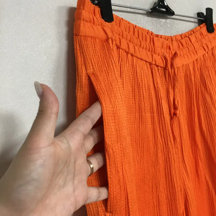 [BUNJANG] COS Textured Wide-Leg Pleated Pants / COS 코스 텍스처드 와이드레그 플리츠 팬츠 38