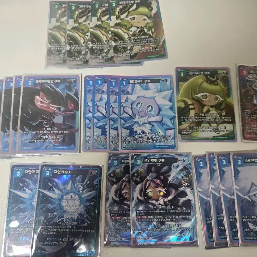 [BUNJANG] Cookie Run Shadow Milk &amp; Pure Vanilla Collectible Cards / 쿠키런 카드 팝니다