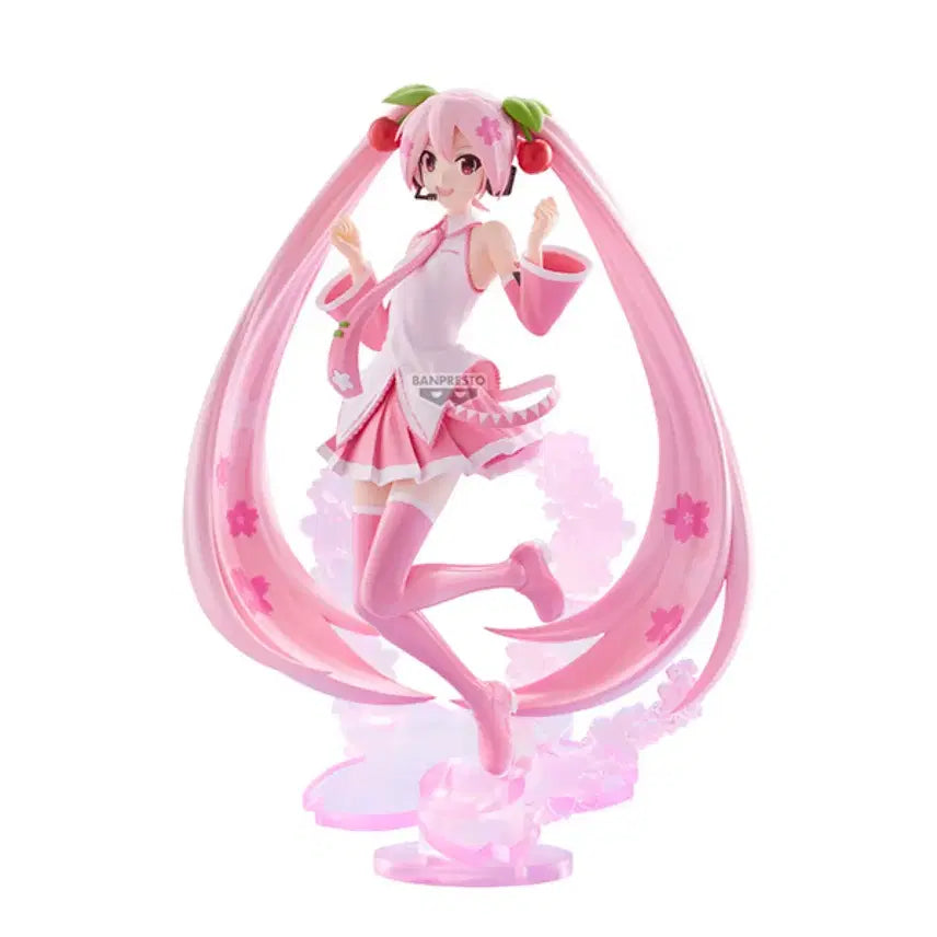 [BUNJANG] Coreful Hatsune Miku Sakura Miku Japanese Cafe Figure (Sealed) / [미개봉] [현물] 하츠네미쿠 사쿠라미쿠 코어풀 일본 카페 피규어