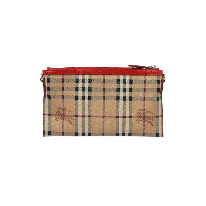 [BUNJANG] Burberry Haymarket Check Shoulder Bag / 버버리 헤이마켓 체크 숄더백