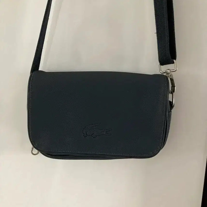 [BUNJANG] Lacoste Navy Crossbody Bag / 라코스테 네이비 크로스백