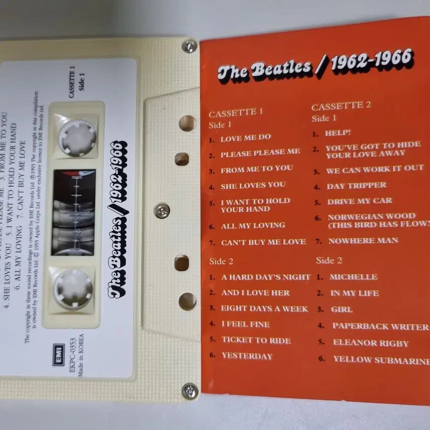 [BUNJANG] The Beatles 1962-1966 / 1967-1970 (Unsealed Cassette Tape) / 비틀즈 1962-1966/1967-1970 (개봉 카세트테이프)