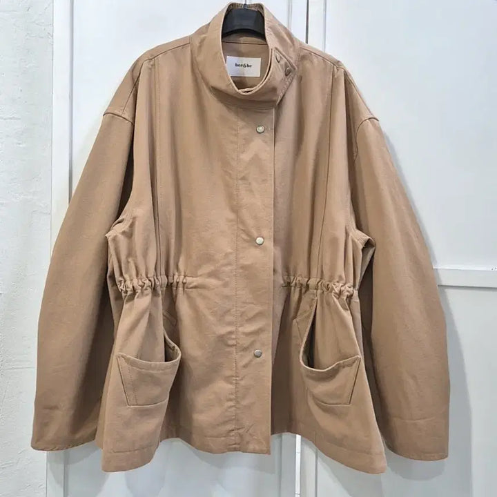 [BUNJANG] Heen &amp; She Mild Oversized Field Jacket / 허앤쉬 마일드 야상 자켓