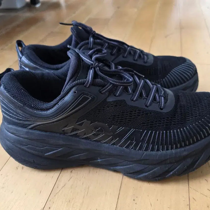 [BUNJANG] Hoka Bondi 7 Running Shoes (US 8.5, Black) / 호카 본디 7 (265)