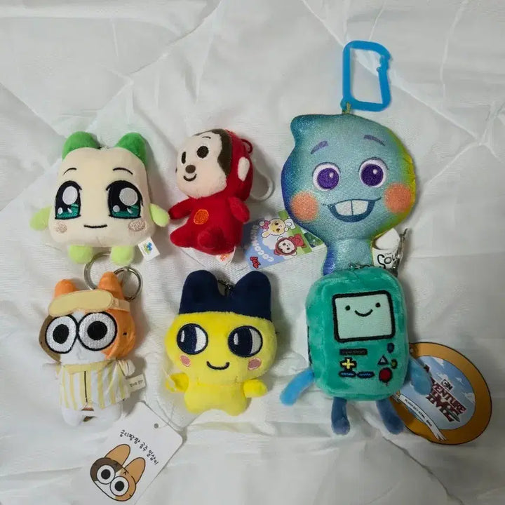 [BUNJANG] Disney Soul, Onionling, Cocomong Bundle Set Keychains / 디즈니 소울 일괄 키링 양파쿵야 인형 코코몽 열쇠고리 가방걸이 게임기
