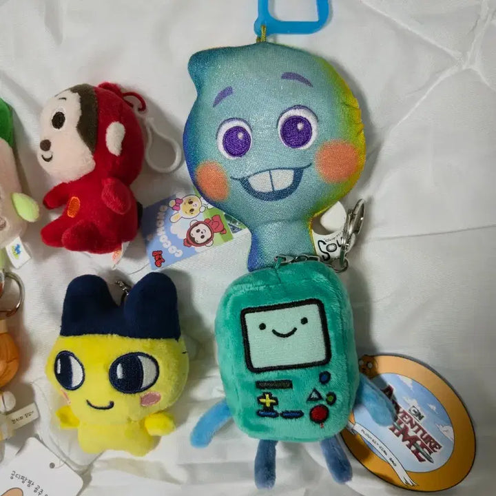 [BUNJANG] Disney Soul, Onionling, Cocomong Bundle Set Keychains / 디즈니 소울 일괄 키링 양파쿵야 인형 코코몽 열쇠고리 가방걸이 게임기