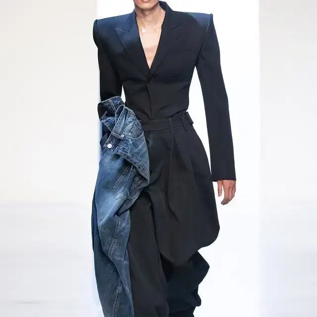 [SOLD OUT] 준지 26ss 컬렉션 파워숄더 블레이저