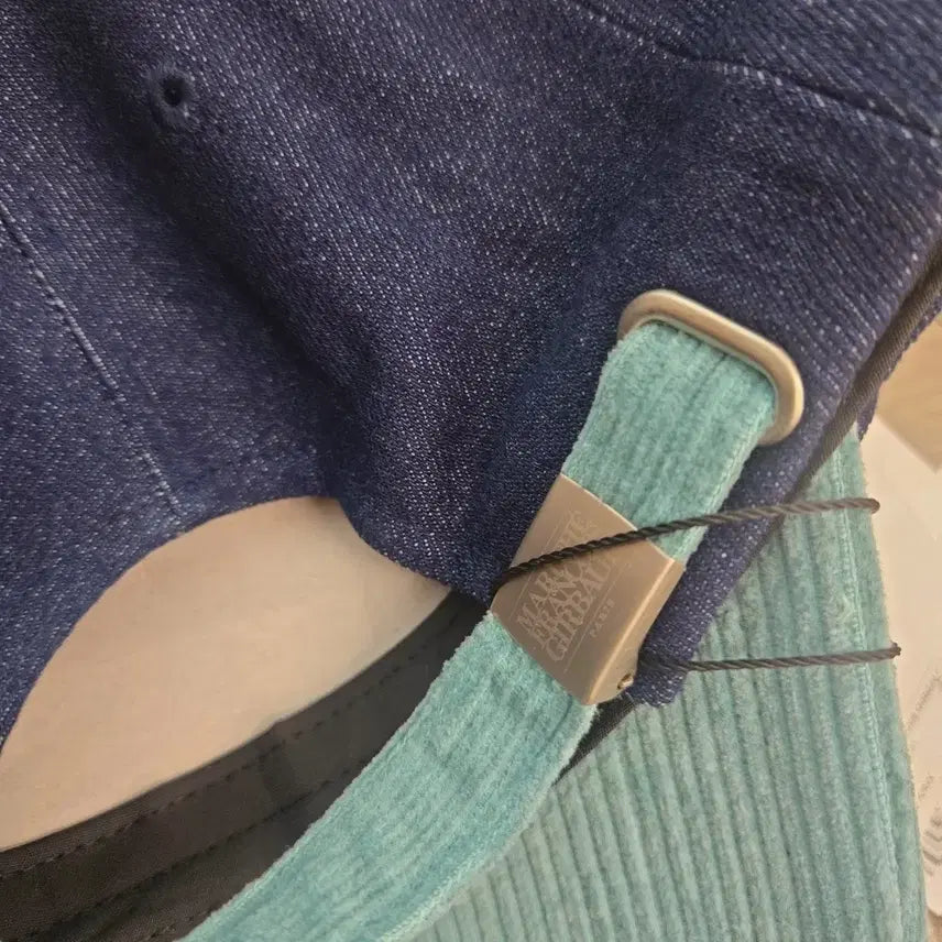 [BUNJANG] Marithe Francois Girbaud Denim/Mint Cotton Twill Ball Cap / 마리떼 프랑소와 저버 볼캡 모자 데님/민트