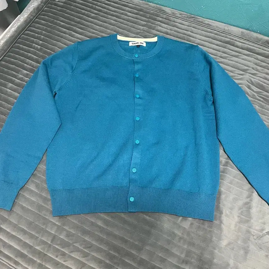 [BUNJANG] General Idea Blue Cardigan / 제너럴아이디어 블루 가디건