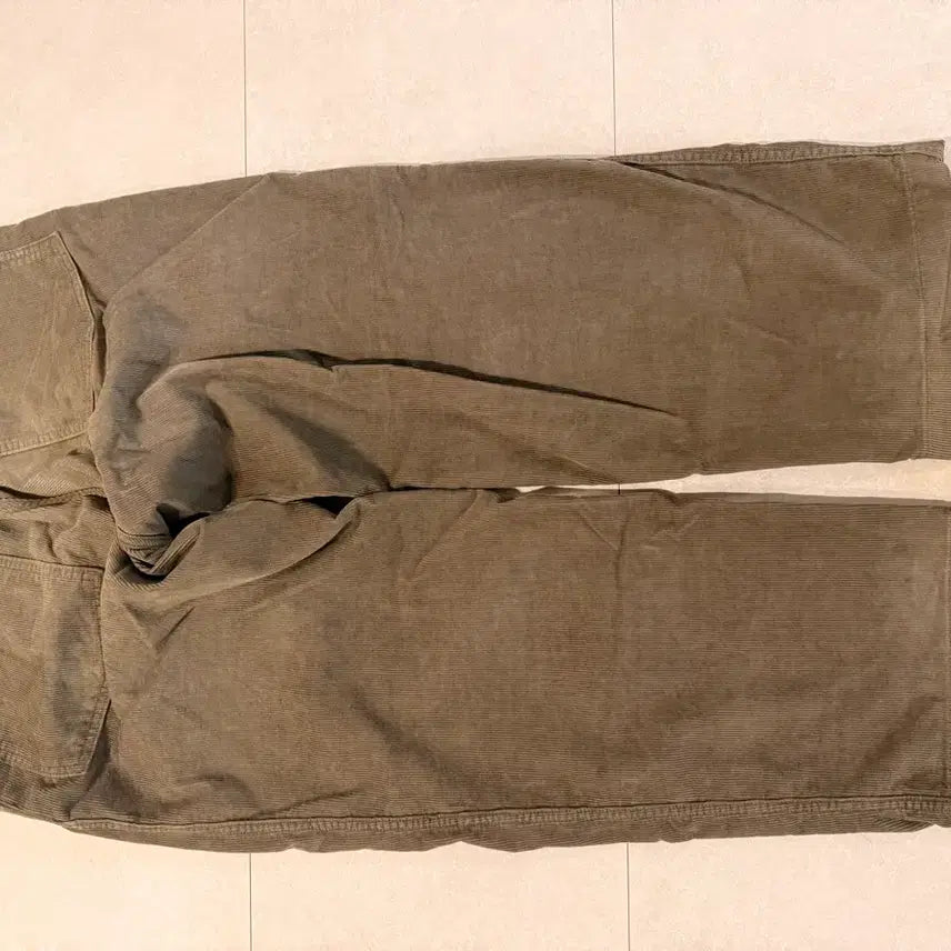 [BUNJANG] WEAKKOZE Corduroy Pants Olive Size 2 / 뤡코즈 코듀로이 팬츠 올리브 2사이즈
