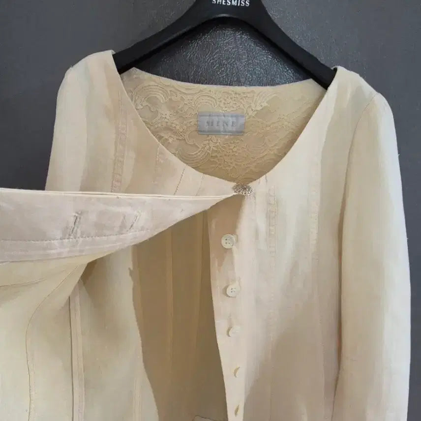 [BUNJANG] Mine 100% Linen Jacket / 한섬 MINE 마100% 핏이쁜 자켓  마인자켓