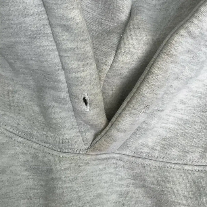 [BUNJANG] Brown Breath Hooded Sweatshirt - Light Grey / 브라운 브레스 후드티 백메란지