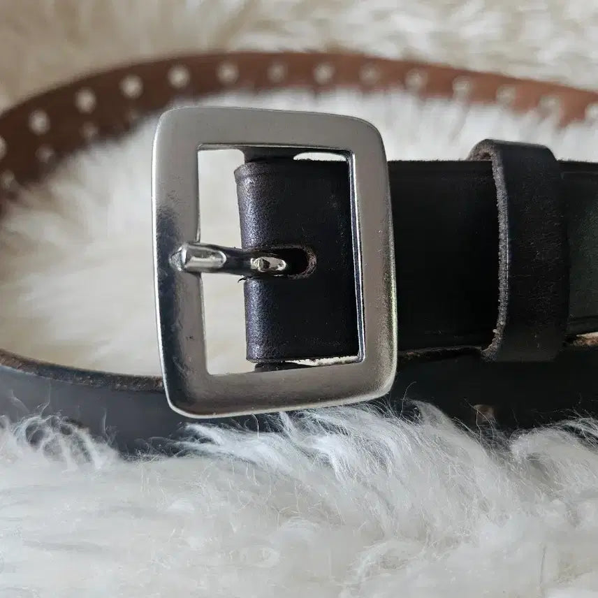 [BUNJANG] Dsquared2 Premium Leather Belt with Square Buckle / 디스퀘어드 벨트 (31~38사이즈)빈티지/리바이스/RRL