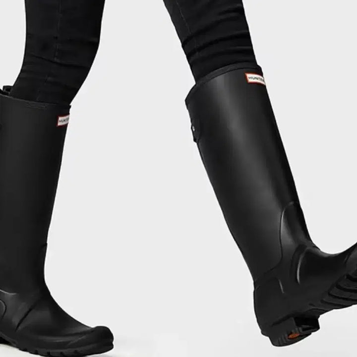 [BUNJANG] Hunter Black Tall Rain Boots / 헌터 롱 레인부츠 240