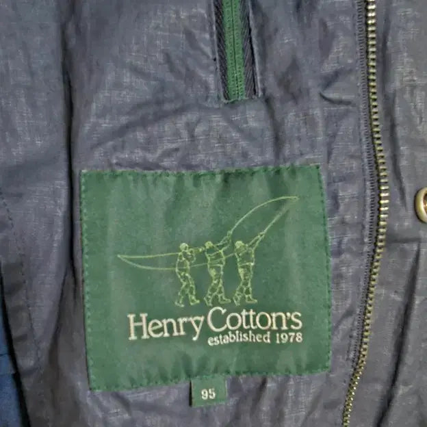 [BUNJANG] Henry Cotton 100% Linen Zip-Up Jumper / (95)명품 헨리코튼  린넨100% 마 집업점퍼