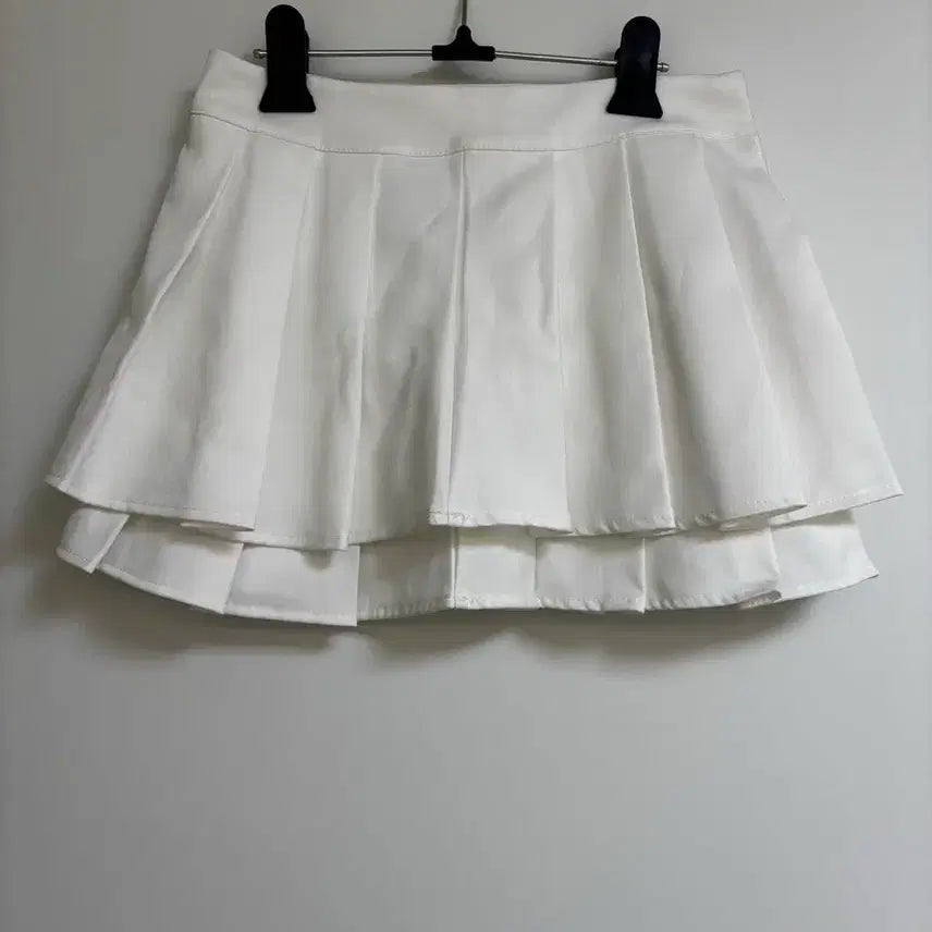 [BUNJANG] Jeanne White Pleated Skirt / 잔느 화이트 플리츠 스커트