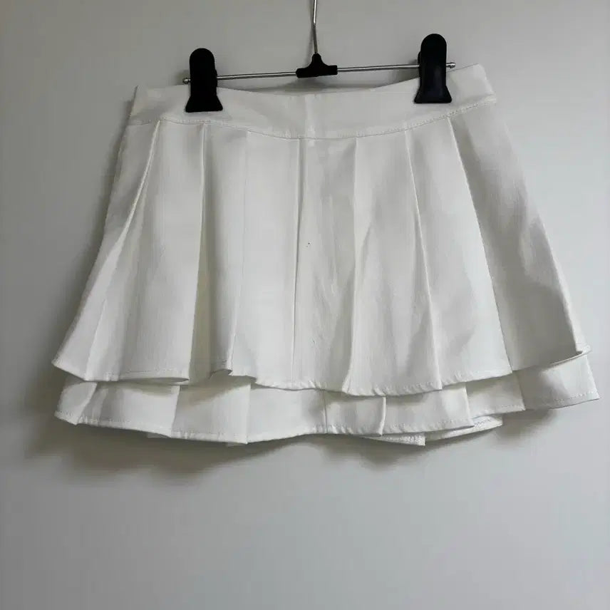 [BUNJANG] Jeanne White Pleated Skirt / 잔느 화이트 플리츠 스커트