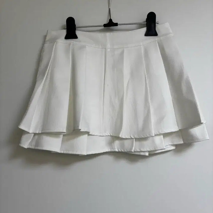 [BUNJANG] Jeanne White Pleated Skirt / 잔느 화이트 플리츠 스커트