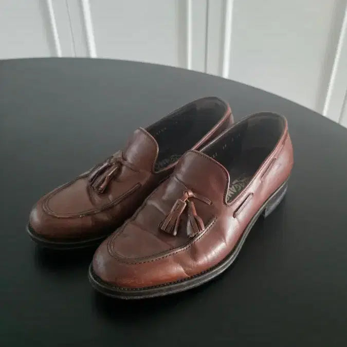 [BUNJANG] Salvatore Ferragamo Brown Tassel Loafers Size 7 (260mm) / 페라가모 태슬 로퍼 브라운 7사이즈260mm