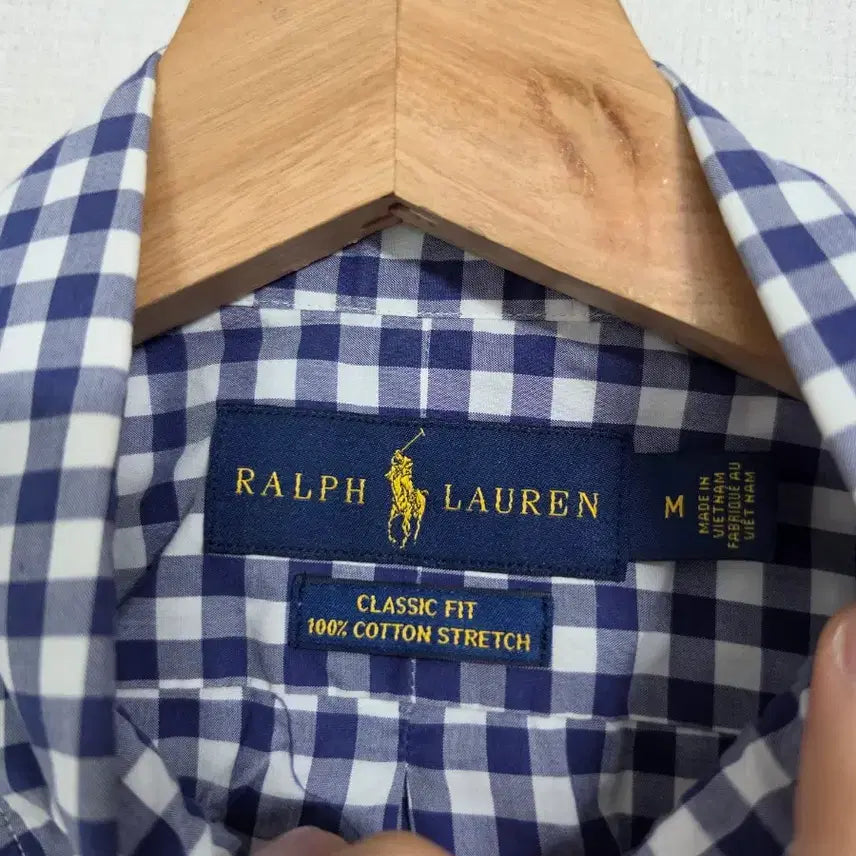 [BUNJANG] Polo Ralph Lauren Gingham Short Sleeve Check Shirt M / 폴로 랄프로렌 깅엄 반팔 체크 셔츠 M