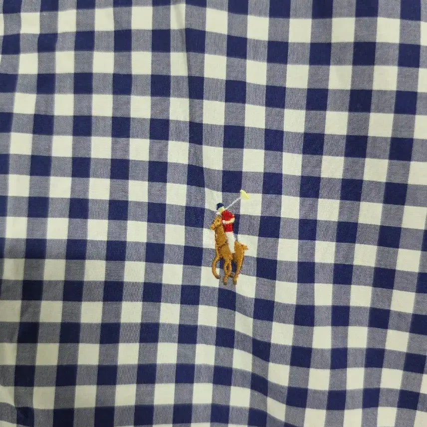 [BUNJANG] Polo Ralph Lauren Gingham Short Sleeve Check Shirt M / 폴로 랄프로렌 깅엄 반팔 체크 셔츠 M