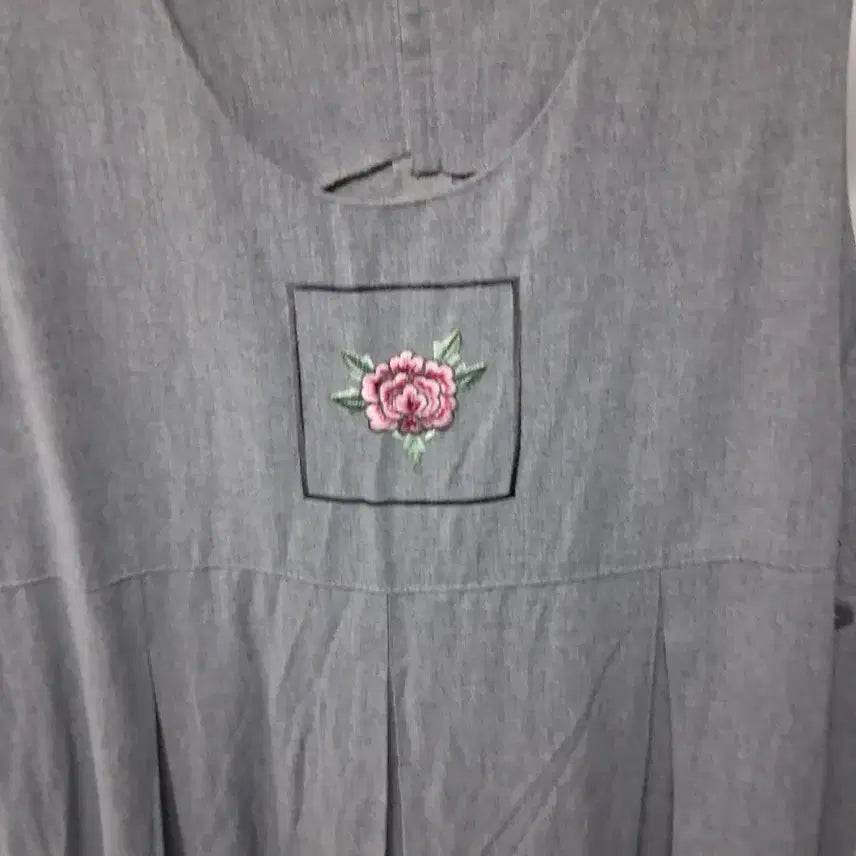 [BUNJANG] Half Sleeve Long Skirt - Size 77 / 반팔 롱 치마 77