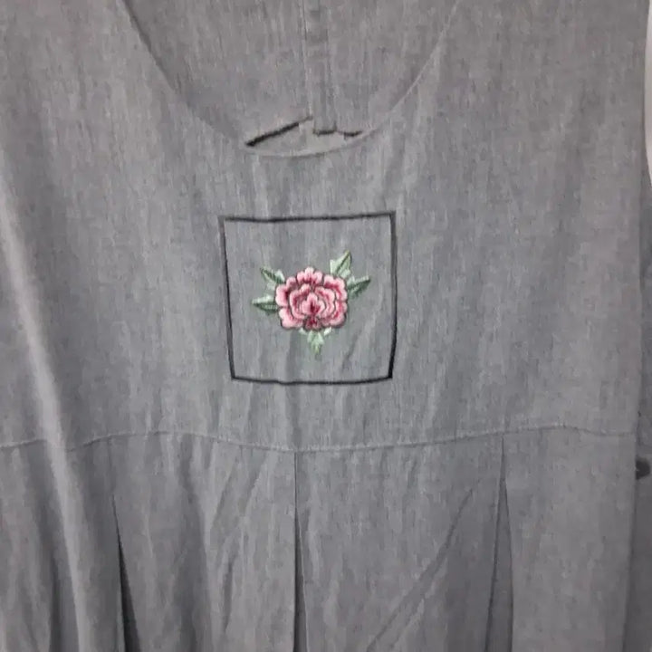 [BUNJANG] Half Sleeve Long Skirt - Size 77 / 반팔 롱 치마 77