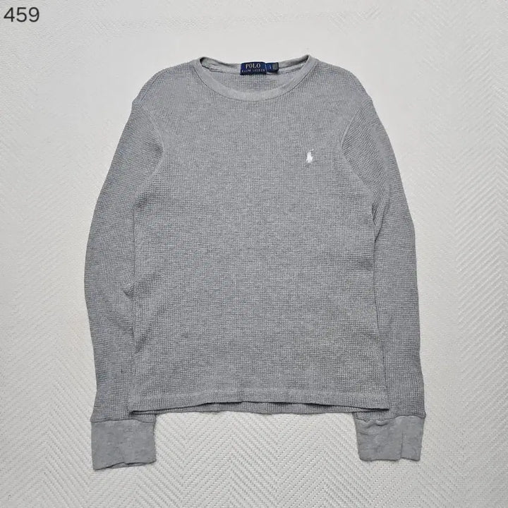[BUNJANG] Polo Ralph Lauren Waffle Knit Sweater Grey / 폴로 랄프로렌 와플 니트 그레이