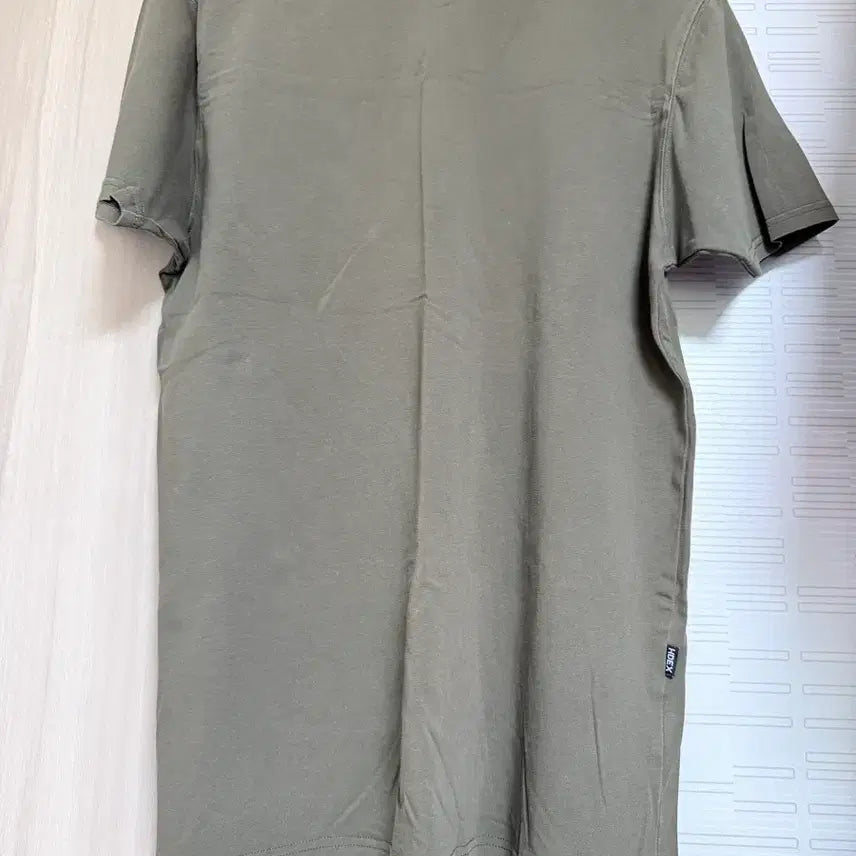 [BUNJANG] HDEX Muscle Fit Short Sleeve T-Shirt Khaki / HDEX 머슬 반팔 티셔츠 카키색