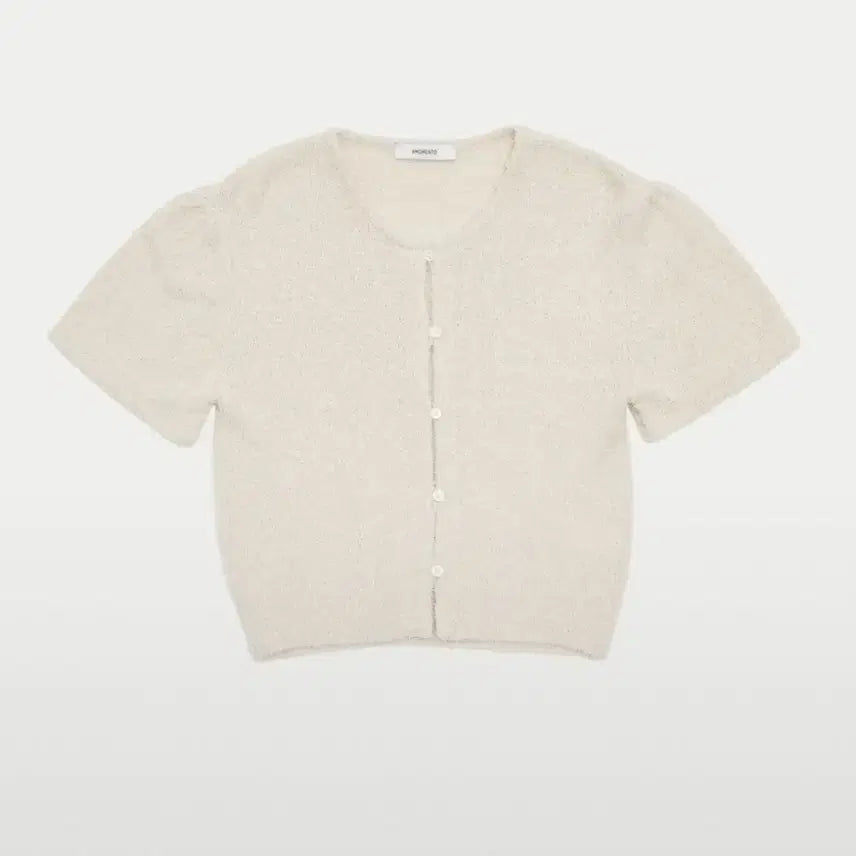 [BUNJANG] Amomento Fancy Balloon Cardigan Ecru / 아모멘토 팬시 벌룬 가디건 에크루