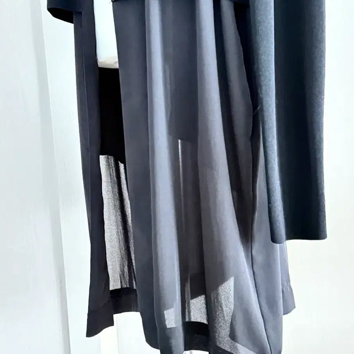 [BUNJANG] Cos Black 2-in-1 Layered Cardigan / 코스 Cos 블랙 2in1 레이어드 가디건
