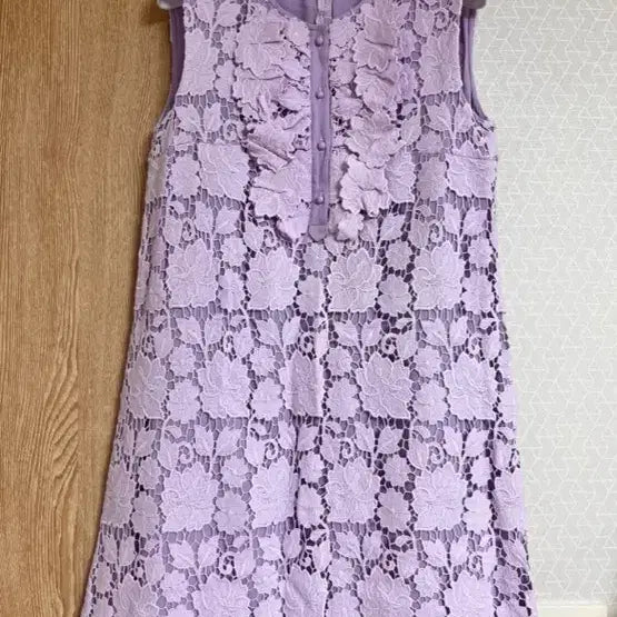 [BUNJANG] Pastel Lilac Dress / LINE 원피스