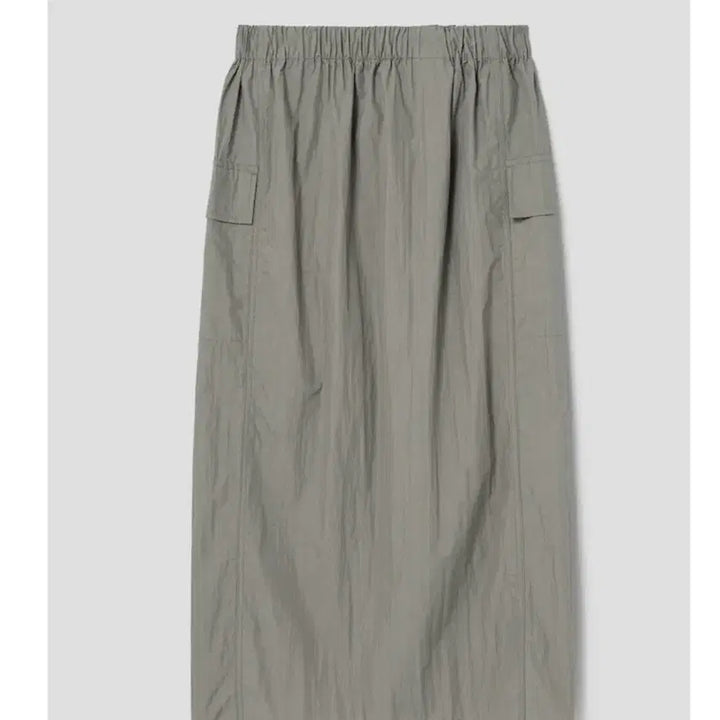 [BUNJANG] 8 Seconds Khaki Nylon Cargo Long Skirt / (새상품) 에잇세컨즈 카키 나일론 카고 롱스커트