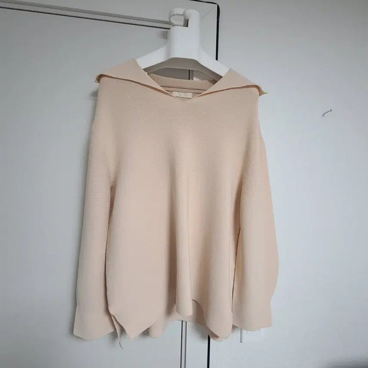 [BUNJANG] SJ SJ Knit Blouse Beige / SJ SJ 니트 블라우스 베이지