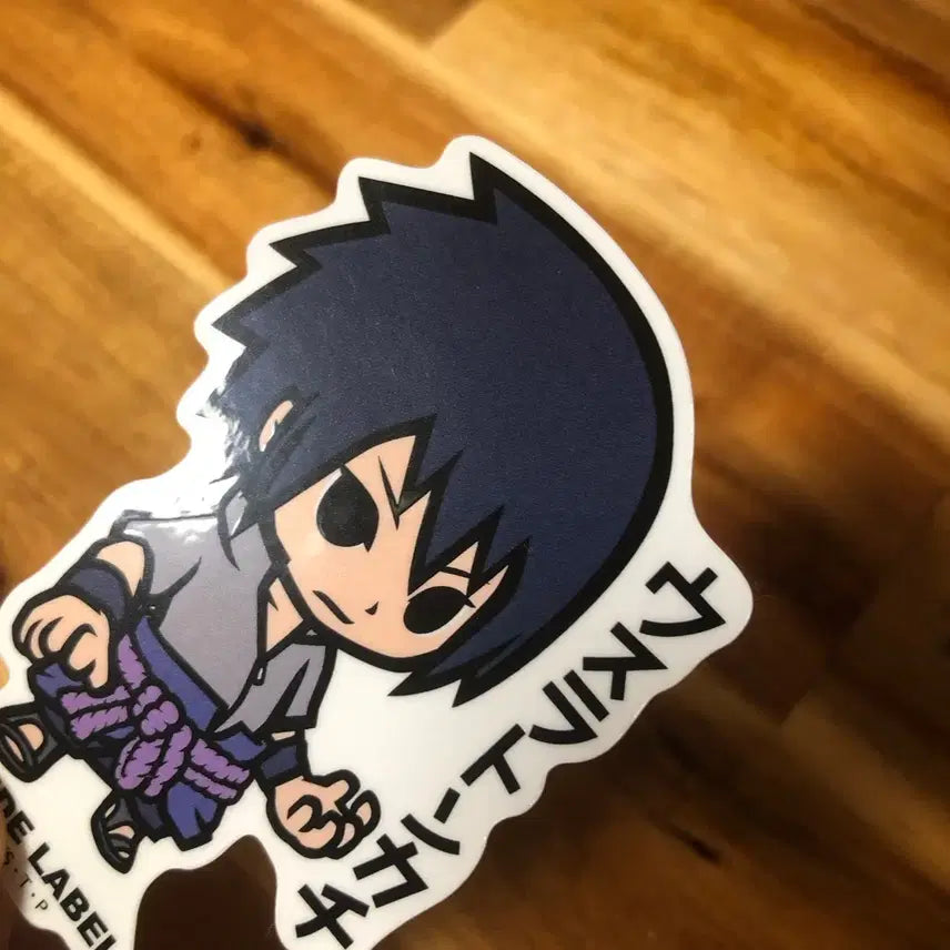 [BUNJANG] Naruto Sasuke Jump Shop Beside Sticker / 나루토 사스케 스티커 점프샵 비사이드