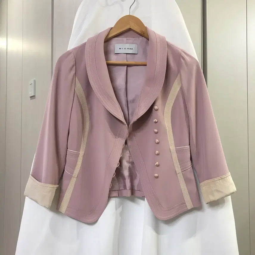 [BUNJANG] Misha Pink Jacket / 미샤 핑크 자켓(S 55가능)