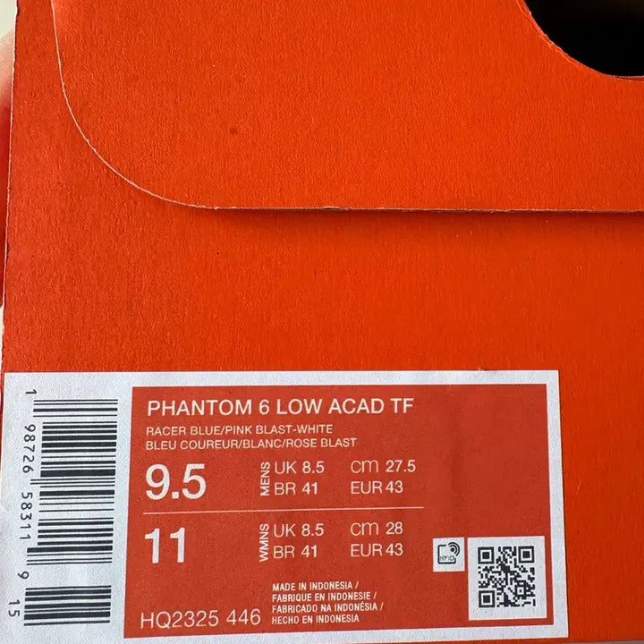 [BUNJANG] Nike Phantom 6 Academy Futsal Shoes Size 275 New / 나이키 팬텀6 로우 아카데미 풋살화 275사이즈 새상품