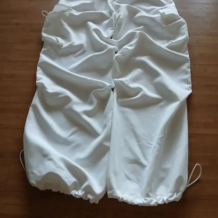 [BUNJANG] Wide String Cargo Pants / 와이드 스트링 카고  팬츠