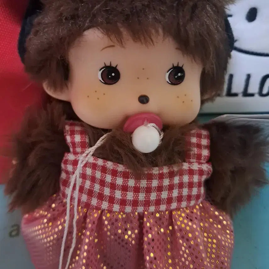 [BUNJANG] Monchhichi Mini Mouse Keychain / 미니마우스몬치치키링